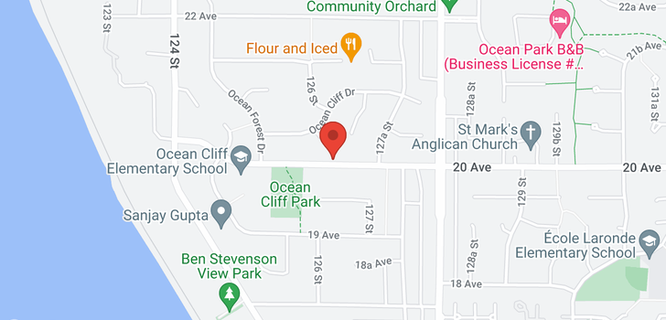 map of 12661 20TH AVENUE